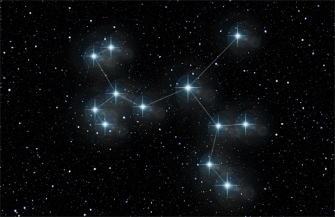 Star Constellations in the sky