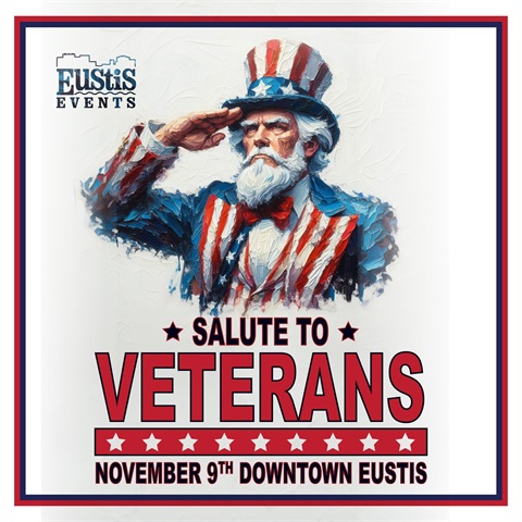 Salute to Veterans is on November 9 in Downtown Eustis