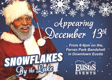 Santa will be at Snowflakes by the Lake 2024