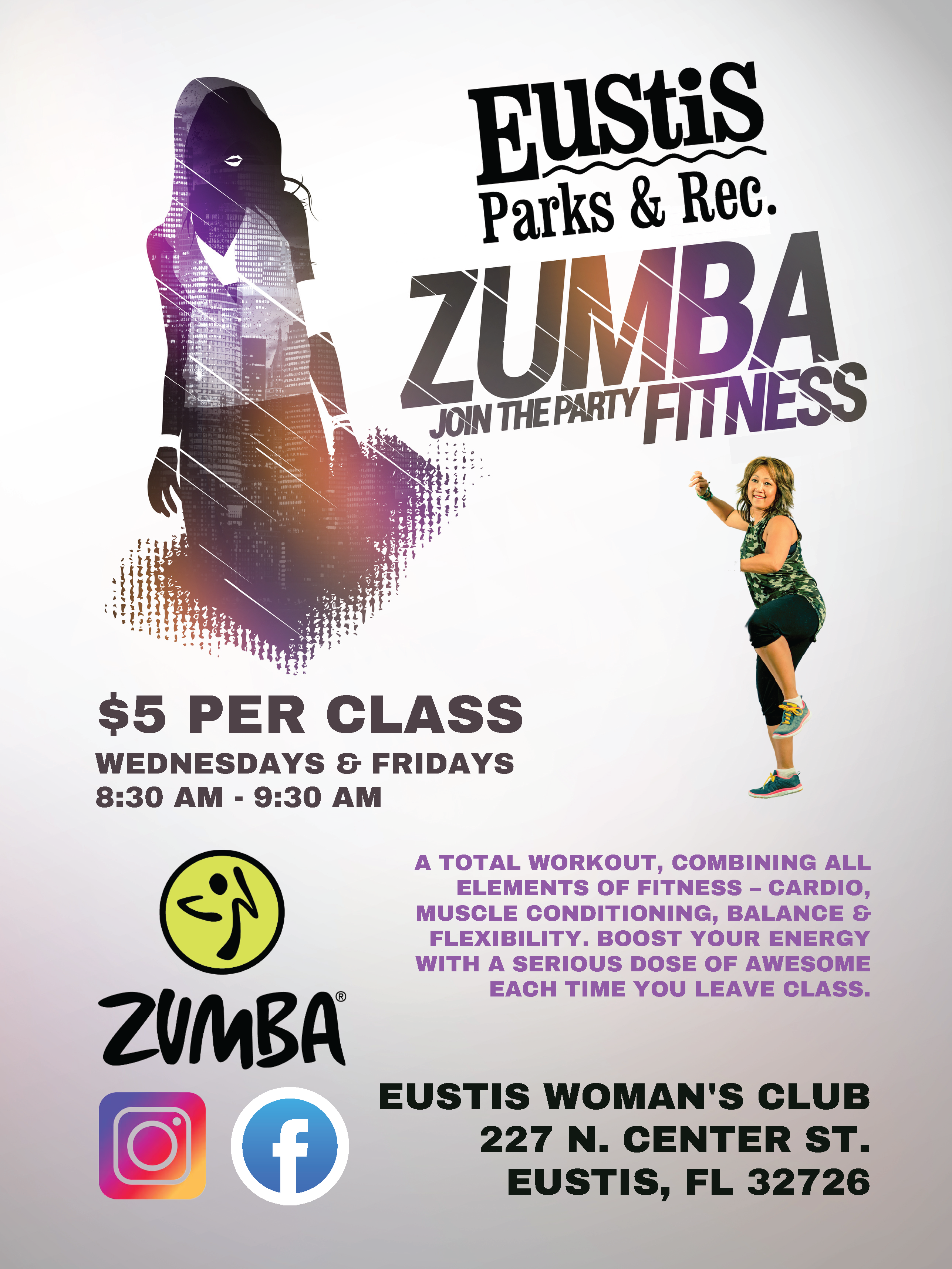 Zumba class registration is open now