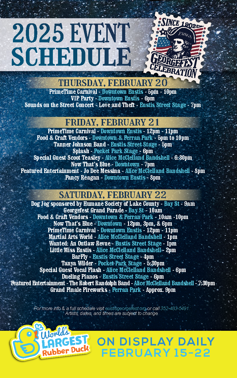 Full schedule Georgefest page 2